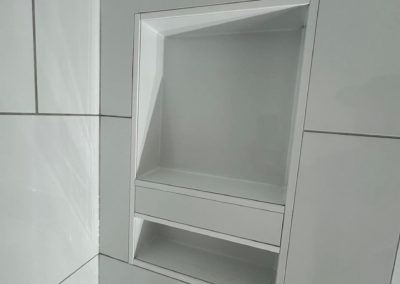 Pro Installations inset for shower bottles