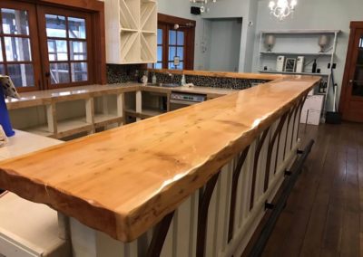 Pro Installations pine bar ledge